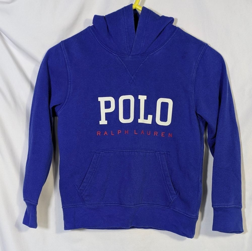 Boys‎ Polo Ralph Lauren Pullover Hoodie Activewear Athleisure Sz S (8)